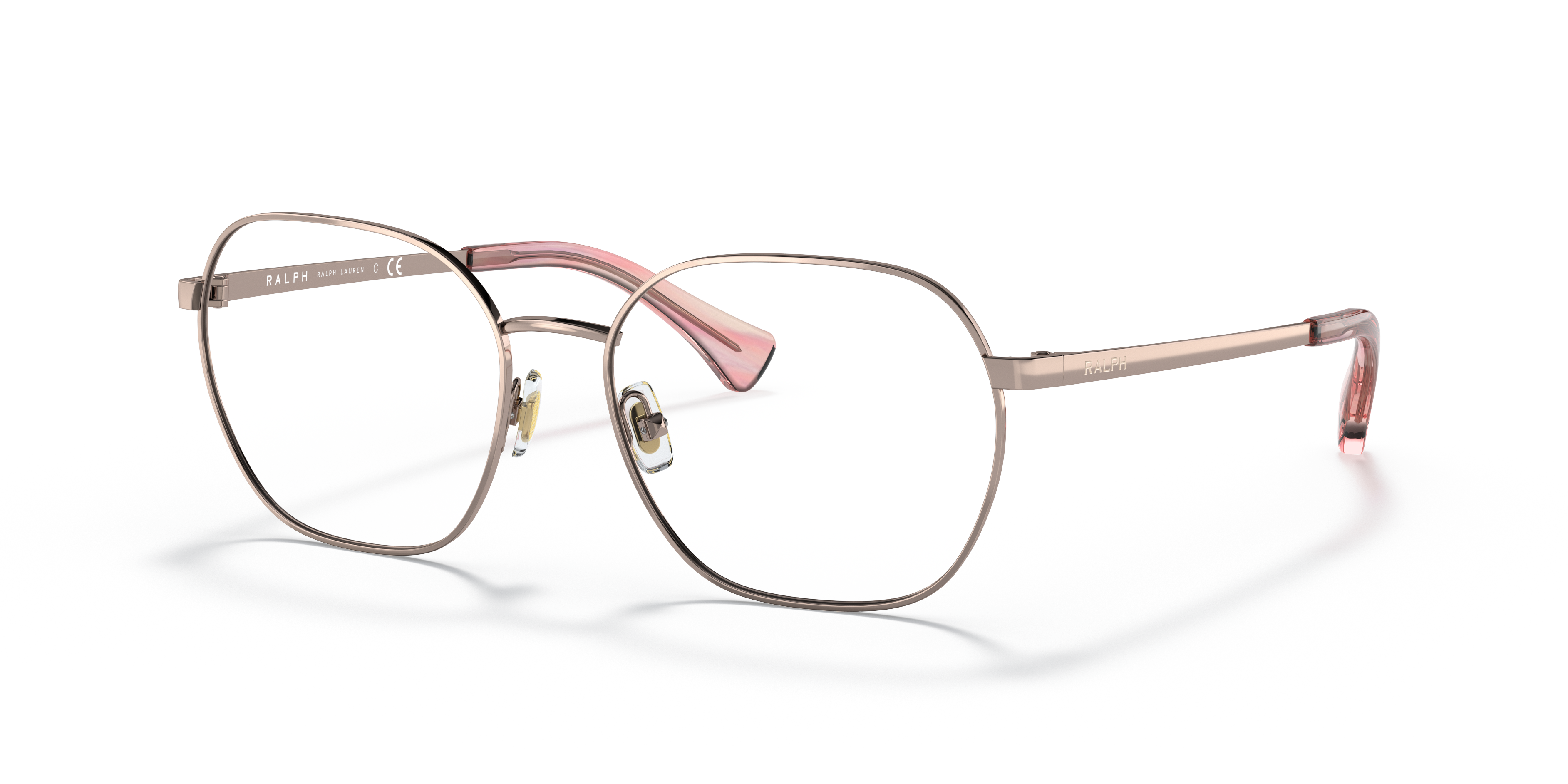 Ralph by Ralph Lauren Unisex Ra6051 Shiny Rose Gold Size Small 79$