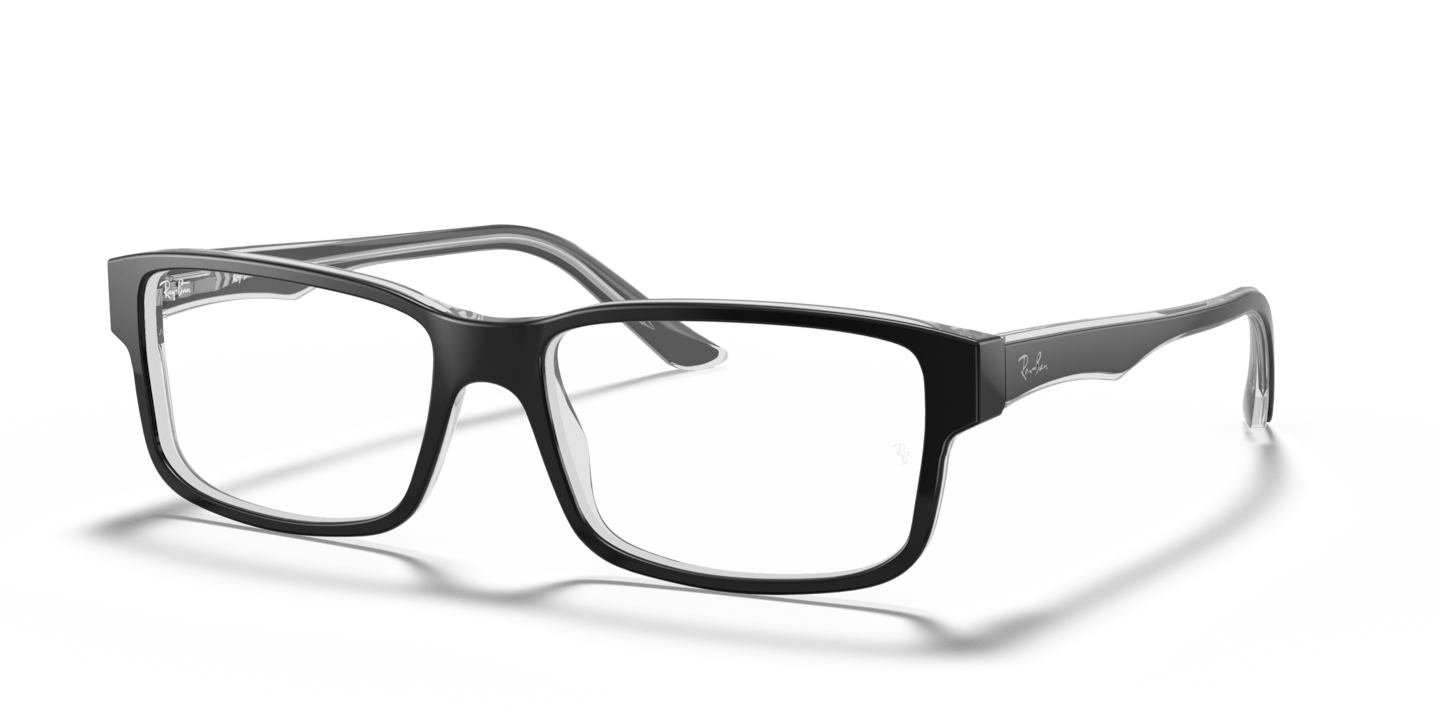 Ray-Ban RB5245 Optics Black On Transparent