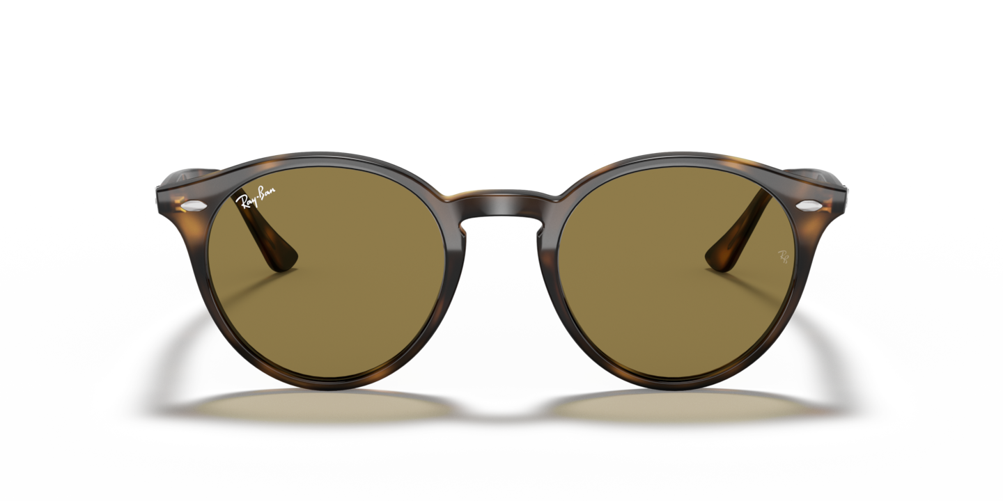 RayBan RB2180 Ref#8612 . Light Havana frame with Dark Brown lenses Ray-Ban RB2180 710/4L Light Havana Sunglasses for Men and  main image 4