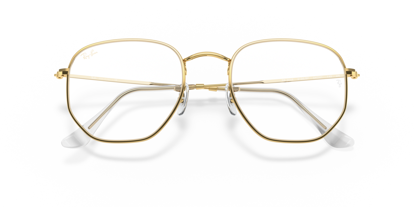 Sunglasses Ray-Ban RB3548 Hexagonal Blue-Violet Light Clear | Free