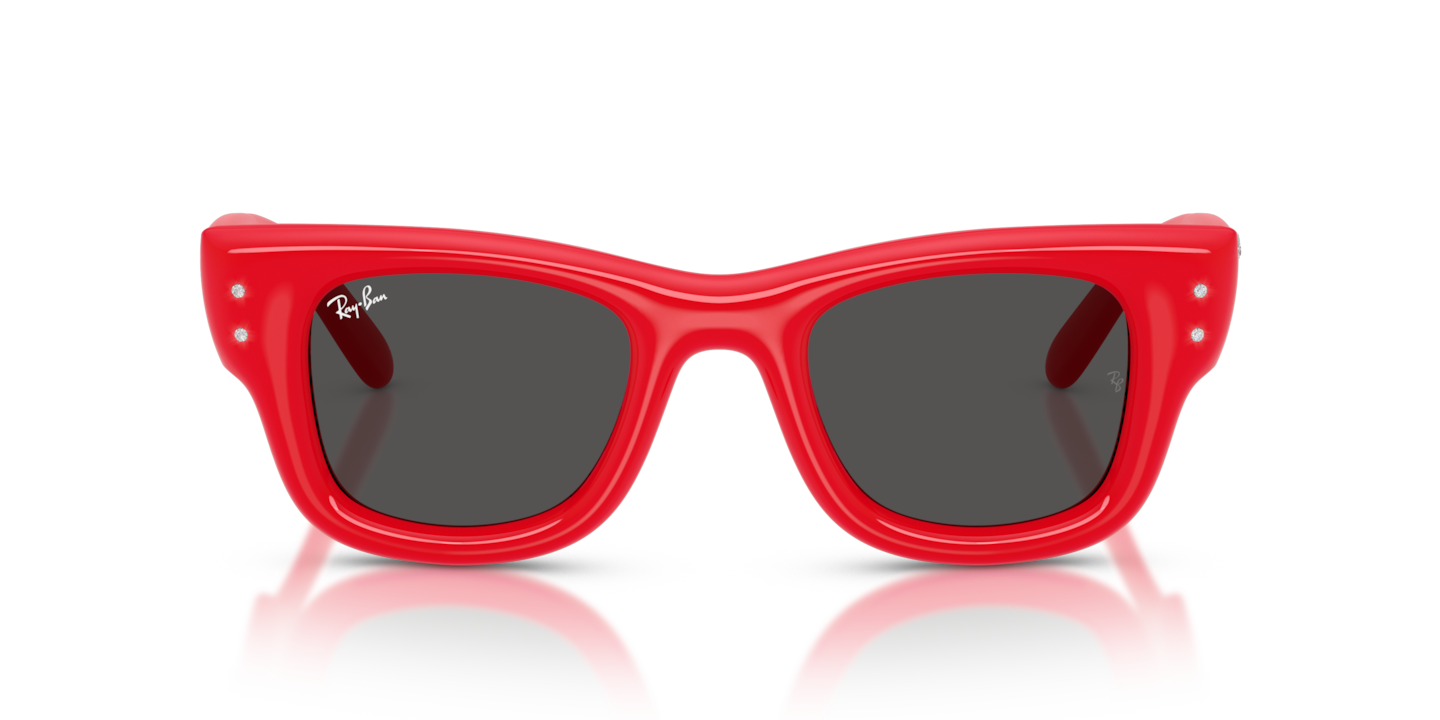 Ray-Ban Translucent Red Square Sunglasses Ray-Ban® RB4089 Balorama - Prescription Available | SportRx main image 3