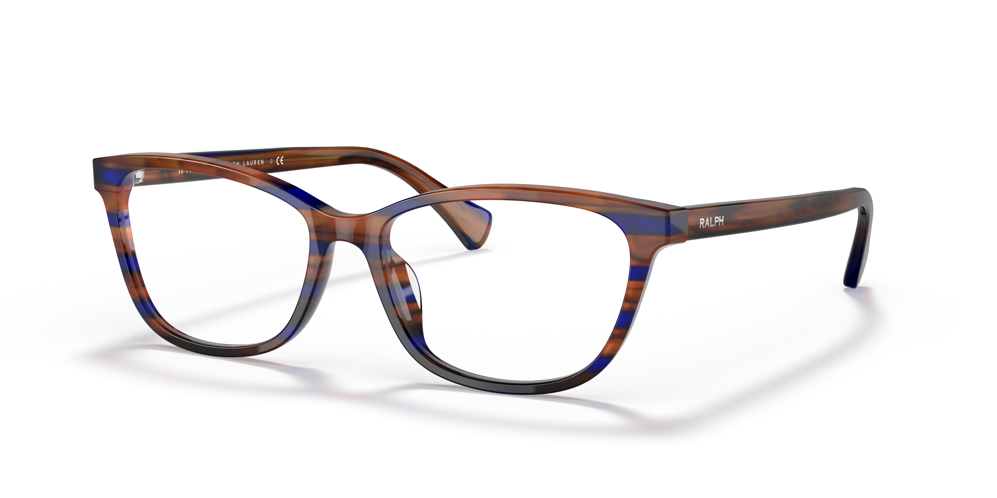 Ralph by Ralph Lauren Unisex Ra7133u Striped Brown Blue Size Small 71$