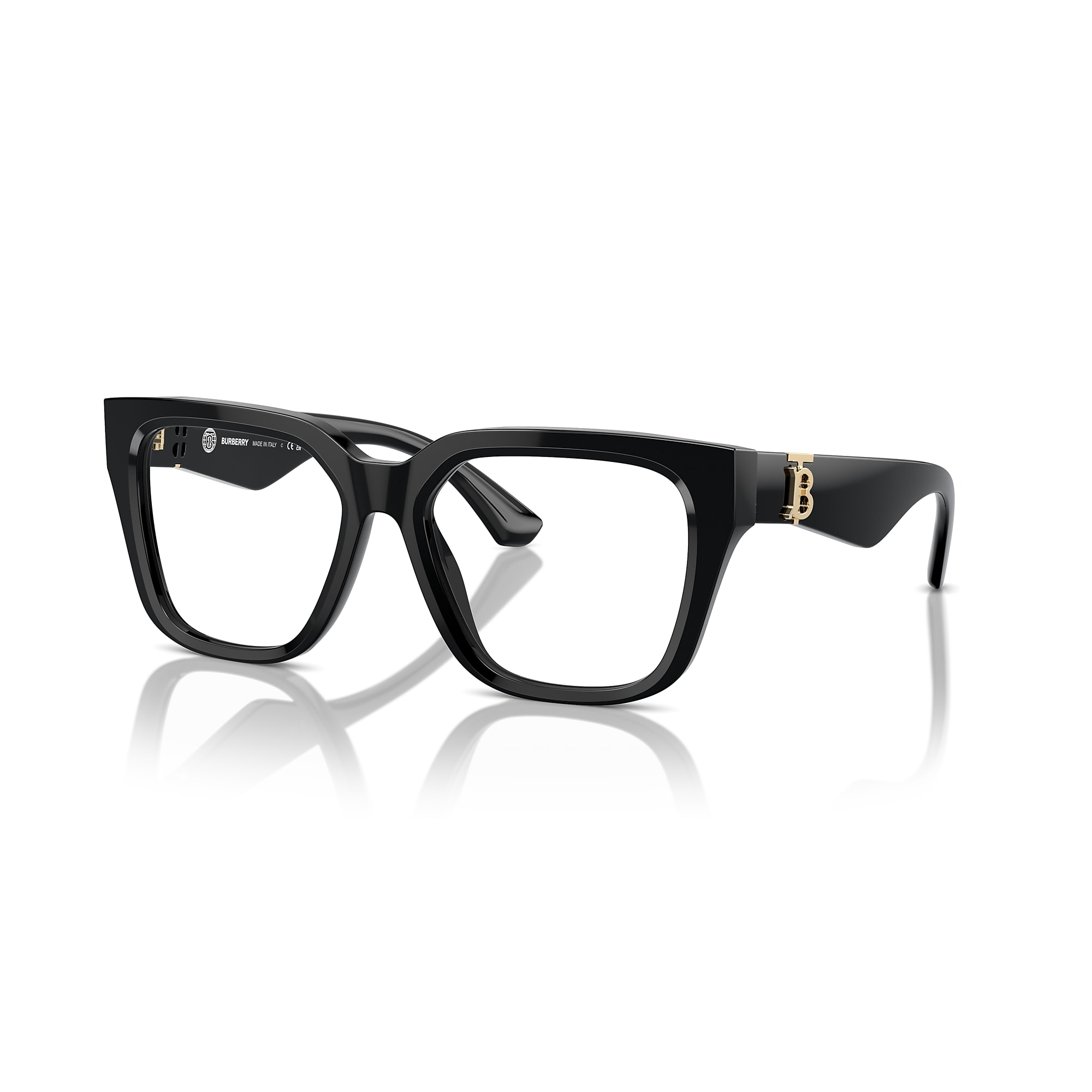 Burberry Women\'s eyeglasses y2k black designer frames minimalist chic model B223 Burberry BE2363 Sylvie Eyeglasses | LensCrafters main image 3