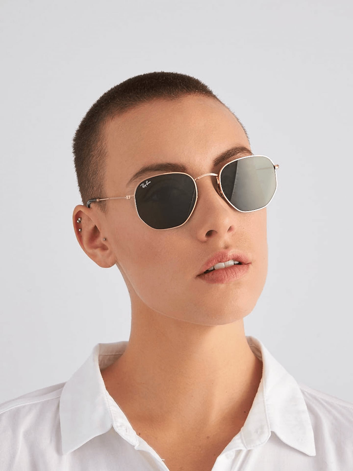 Sunglasses Ray-Ban RB3548N Hexagonal Flat Lenses | Free Shipping