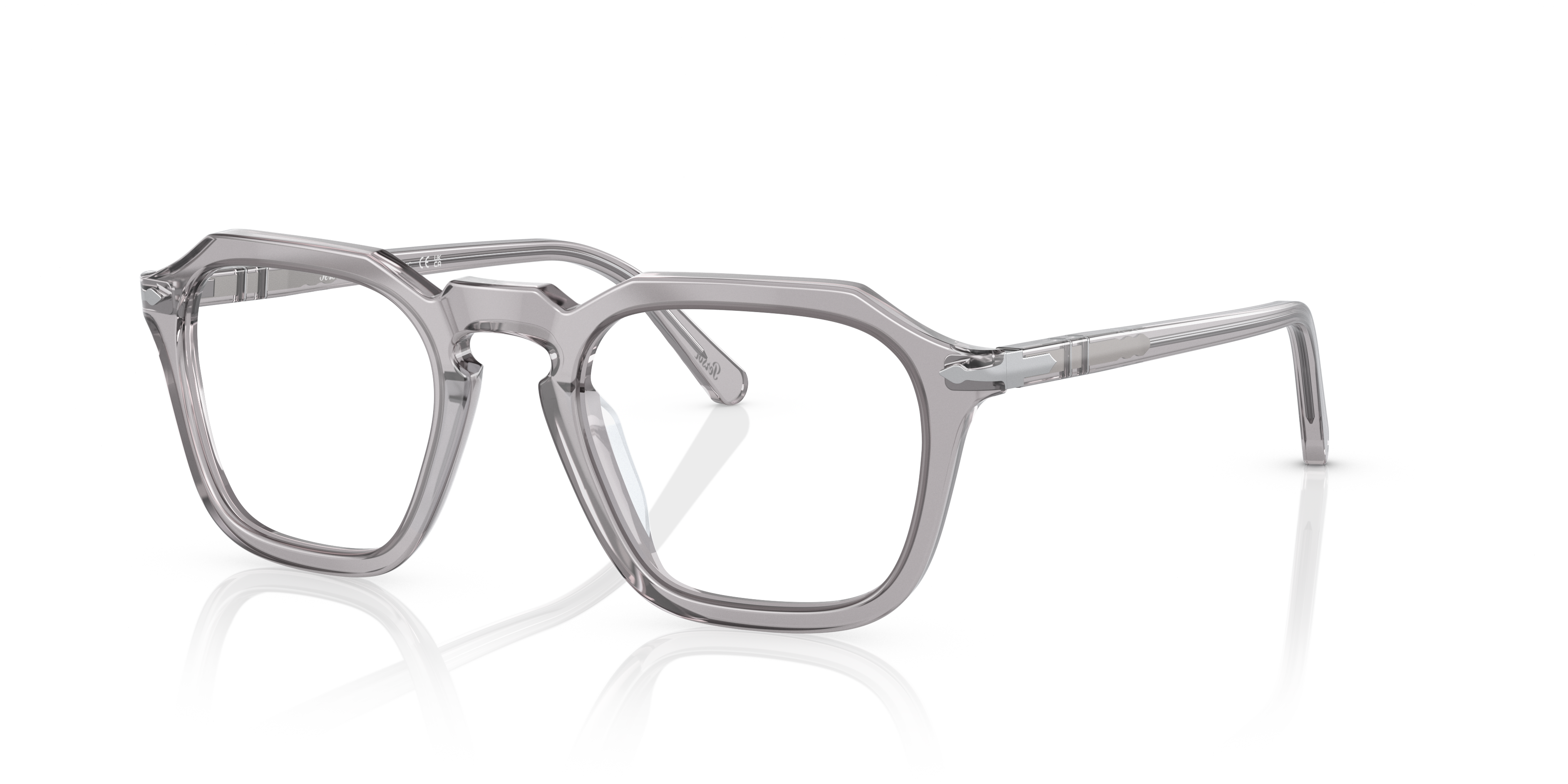 Persol Unisex Po3292v Transparent Gris Size Extra Small 197$