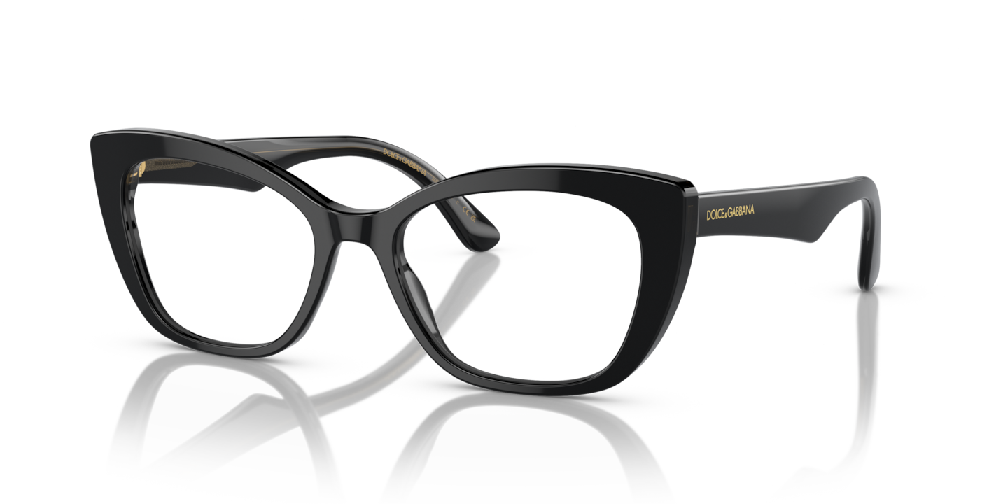 Dolce & Gabbana DG3360 Black/Transparent Grey