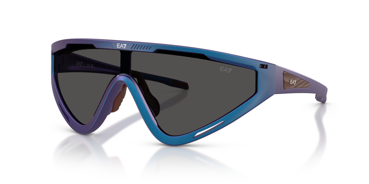 EA7 Q74001 Matte Iridiscent Blue
