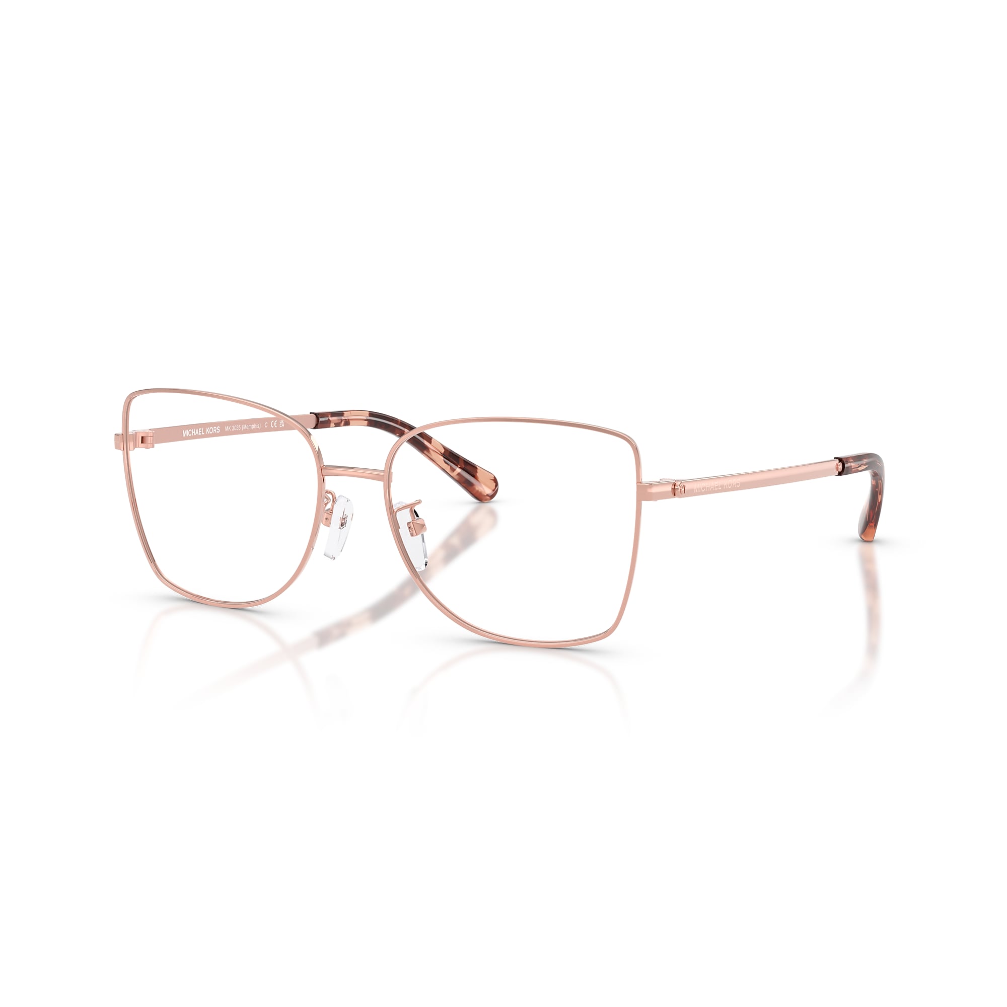 Michael Kors Rose Gold Metal Women\'s Eyeglass Frames Eyeglasses Michael Kors MK3076B Cordoba | Free Shipping  main image 3