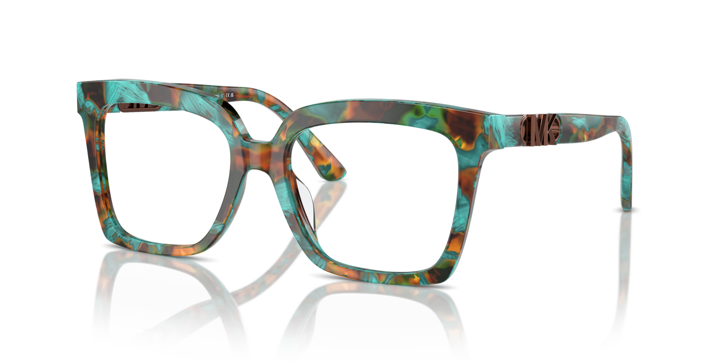 Michael Kors MK4119U Nassau Teal Graphic Tortoise