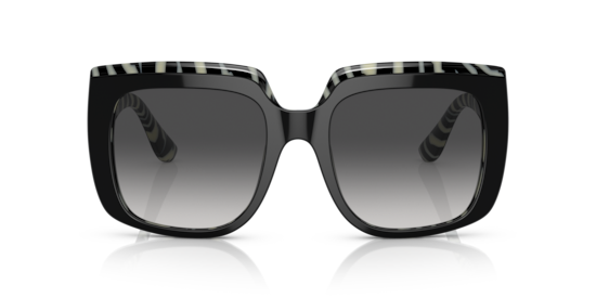 DG4414 Dolce & Gabbana Top Black On Zebra