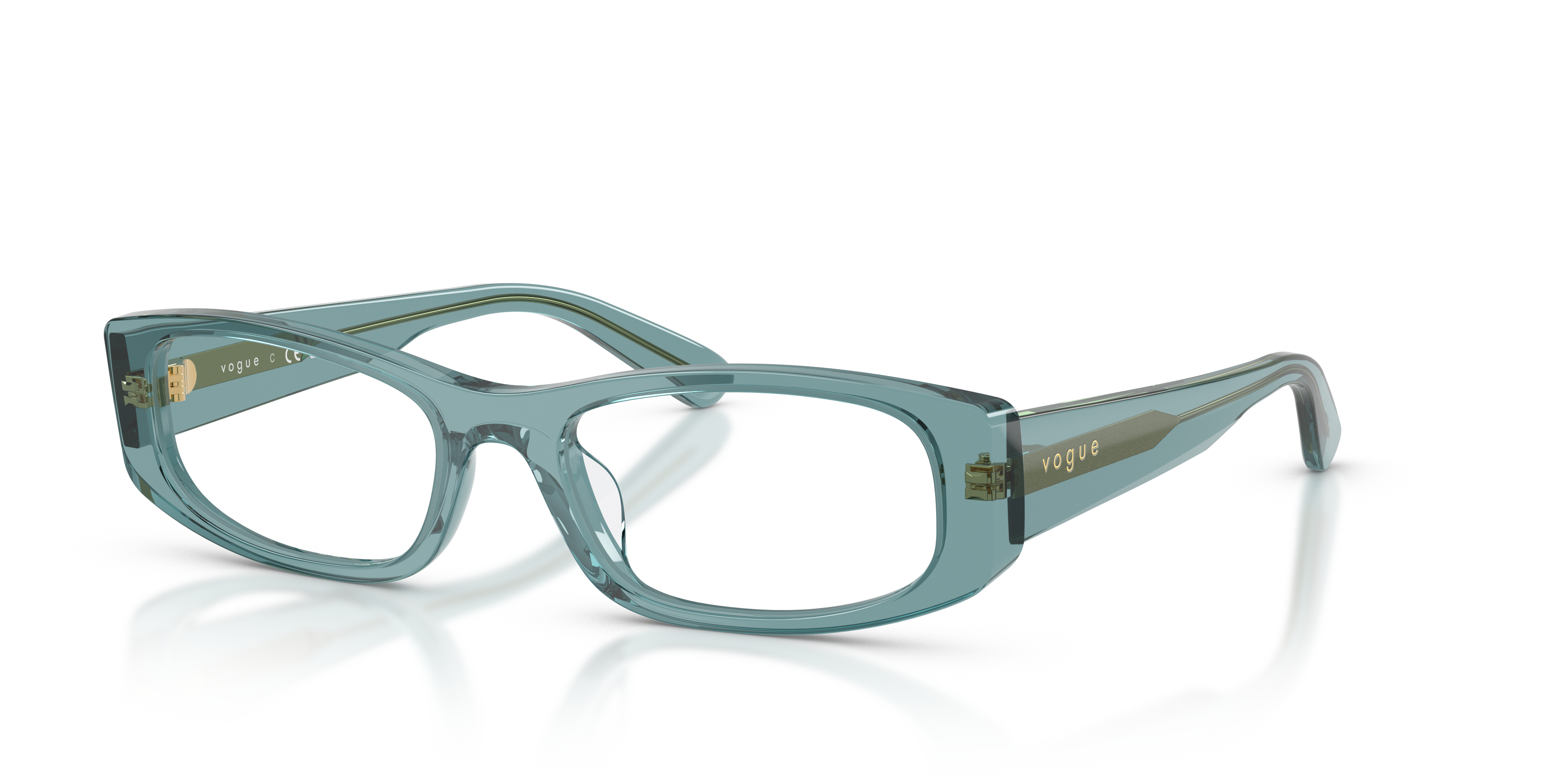 Vogue Eyewear Unisex Vo5699u Transparent Blue Size 128$