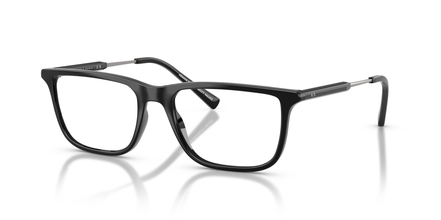 Armani Exchange AX3126 Shiny Black