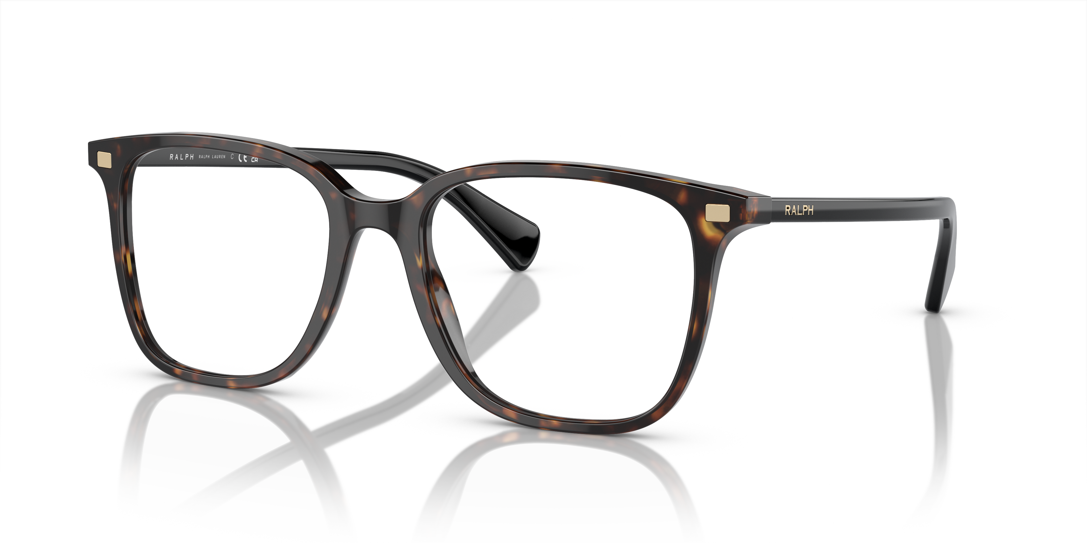 Ralph by Ralph Lauren Unisex Ra7147 Shiny Dark Havana Size 71$