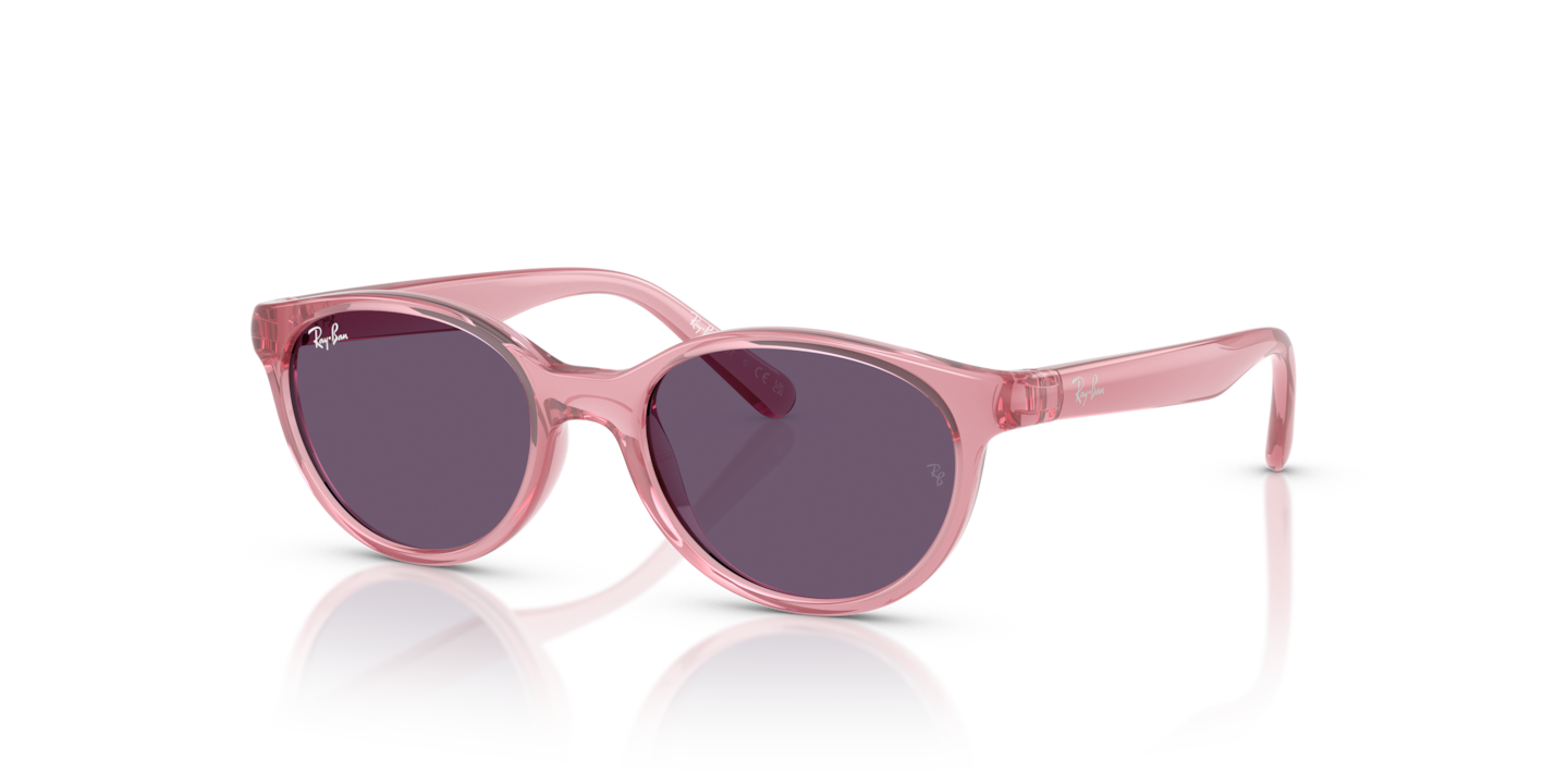Ray-Ban RB9080S Kids Bio-Based Transparent Pink
