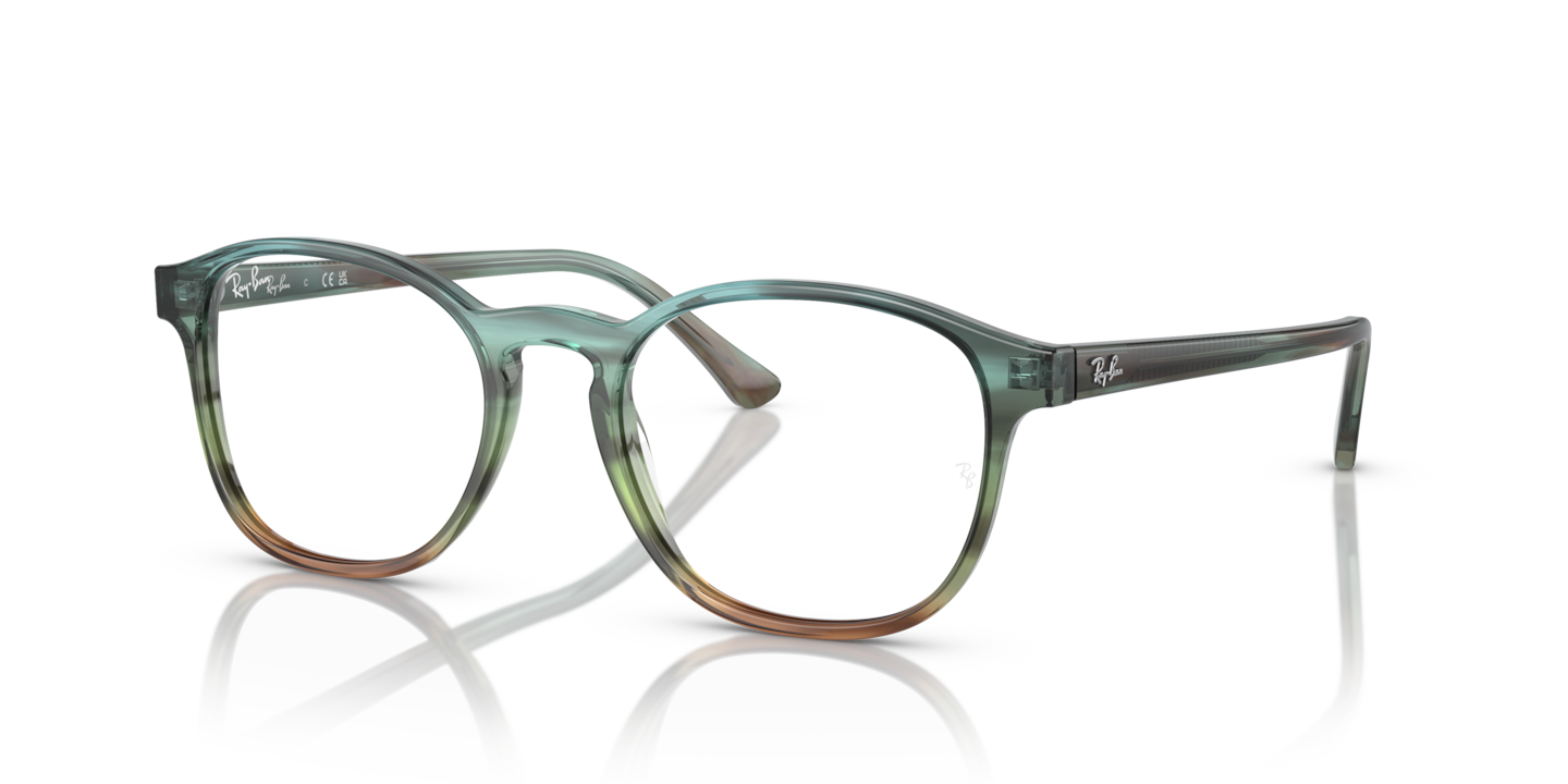 Ray-Ban RB5417 Optics Striped Blue & Green