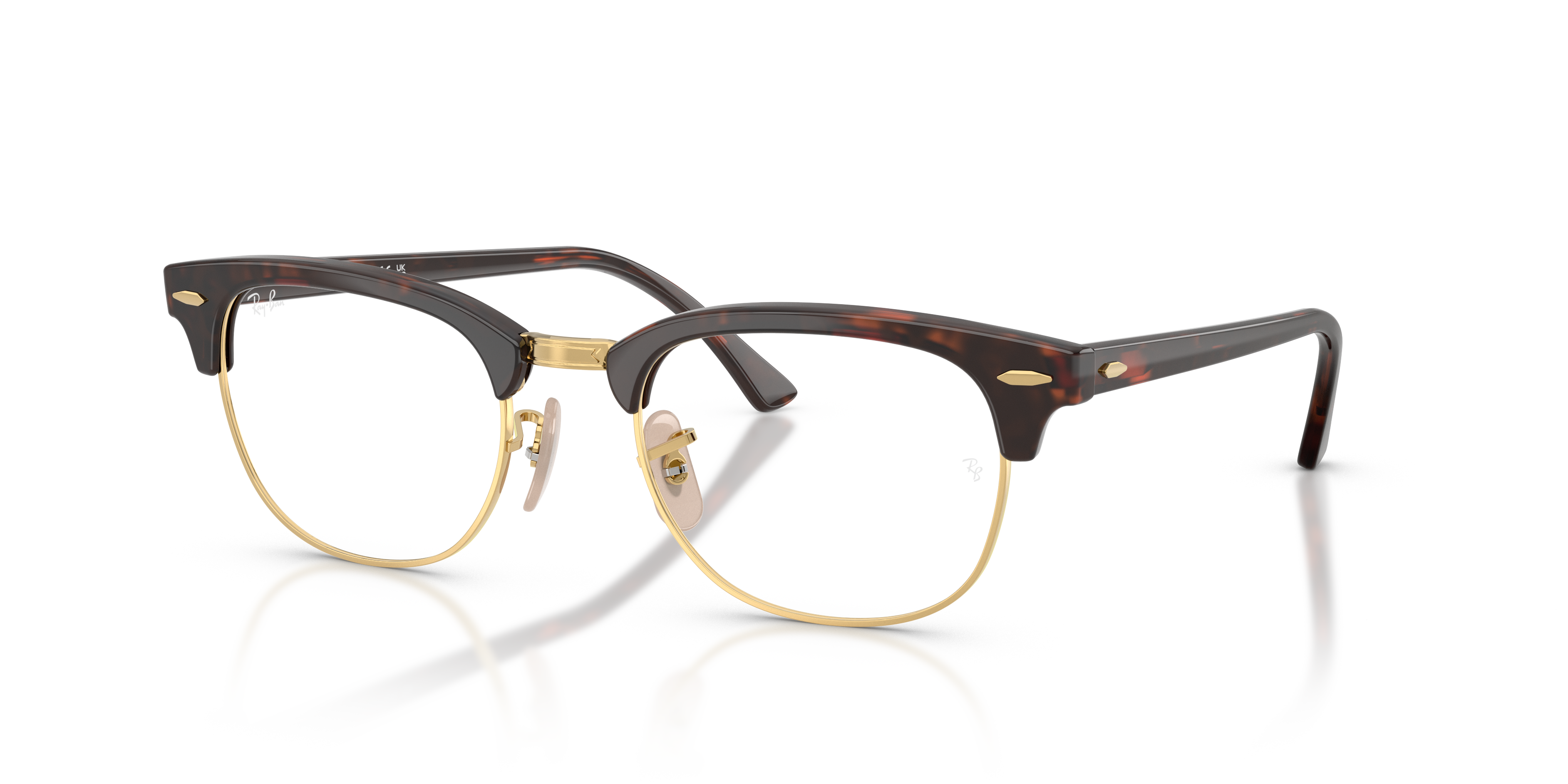 Ray-Ban Unisex Rx5154 Red Havana Size Large $222