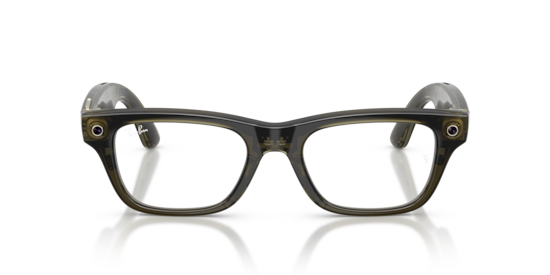 Ray-Ban Meta Blayzer Optics Ray-Ban Transparent Dark Olive