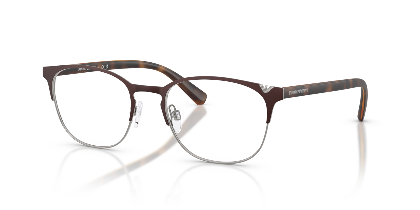 Emporio Armani EA1059 Matte Brown & Gunmetal