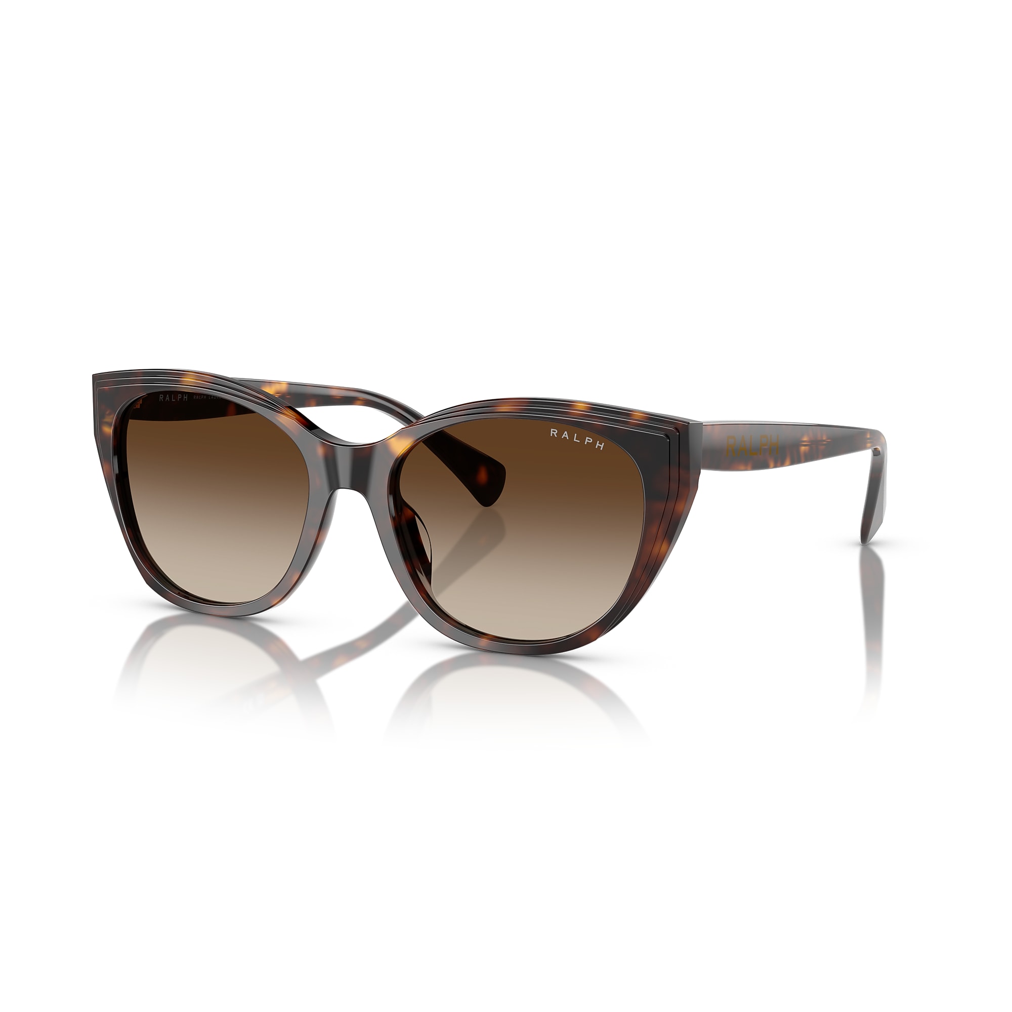 Ralph Lauren Brown Gradient Shield Sunglasses RALPH by Ralph Lauren RA5191 Sunglasses | FramesDirect.com main image 2