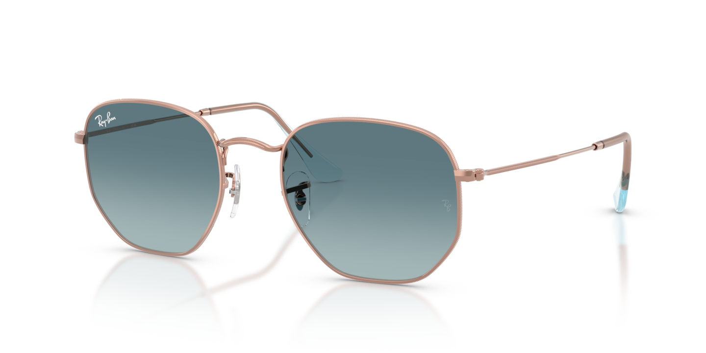Ray-Ban RB3548N Hexagonal Flat Lenses Copper