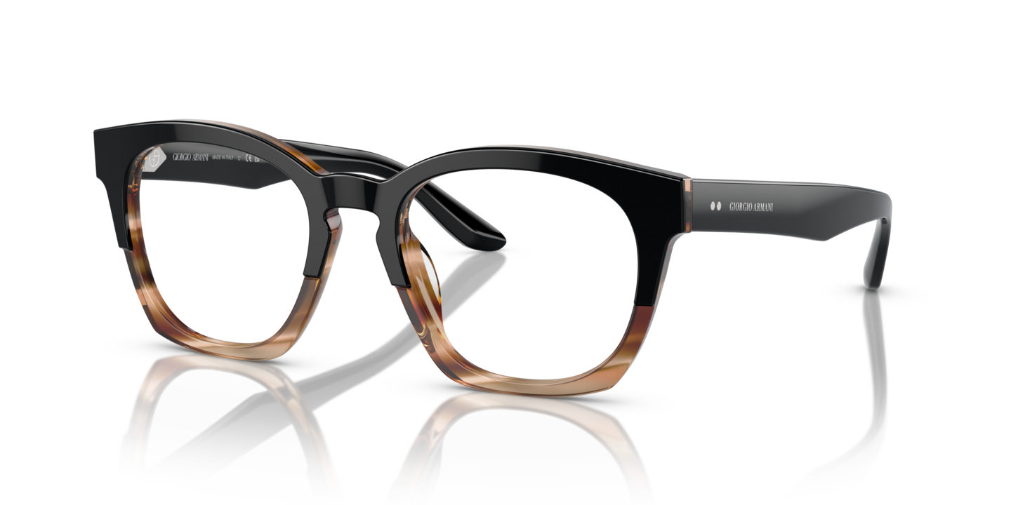 Giorgio Armani AR7245U Black/Striped Brown
