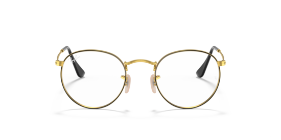 RB3447V Round Metal Optics Ray-Ban Black On Gold