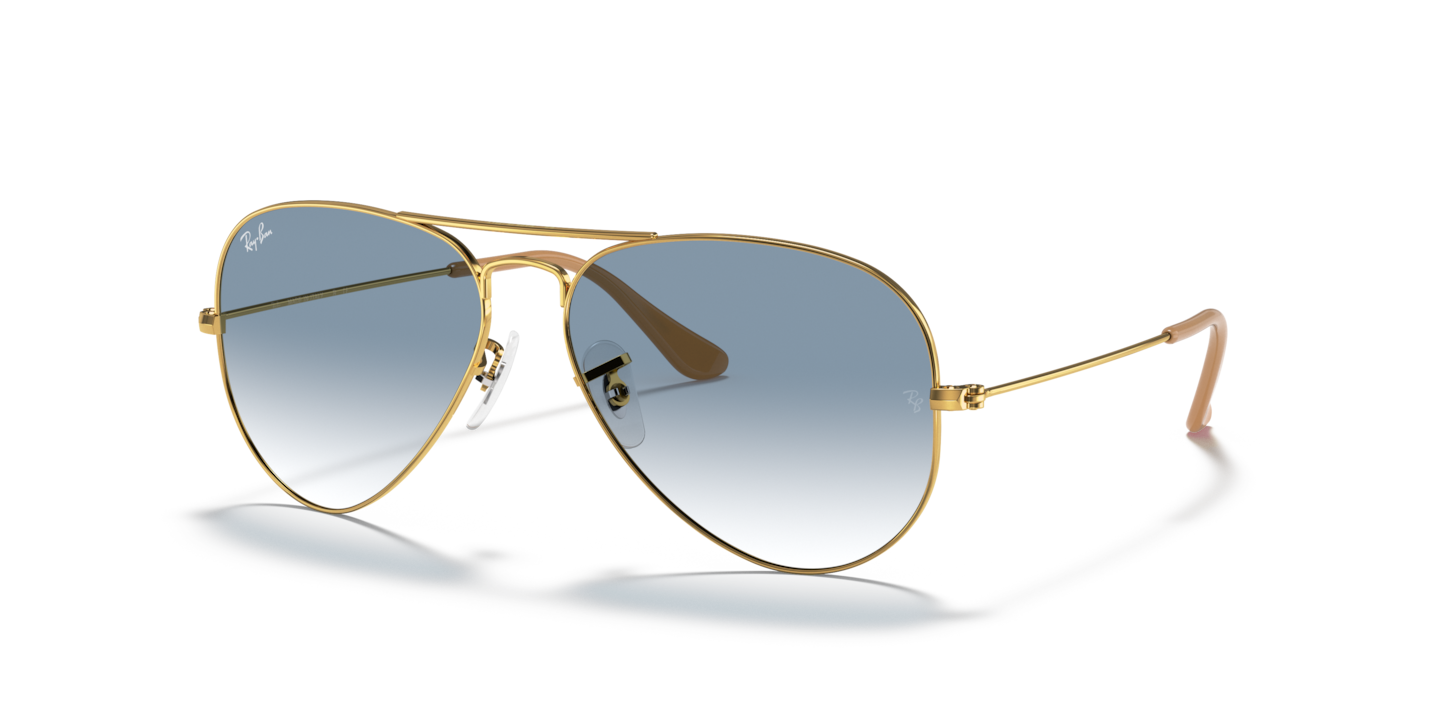 Ray-Ban RB3025 Aviator Gradient Arista Gold