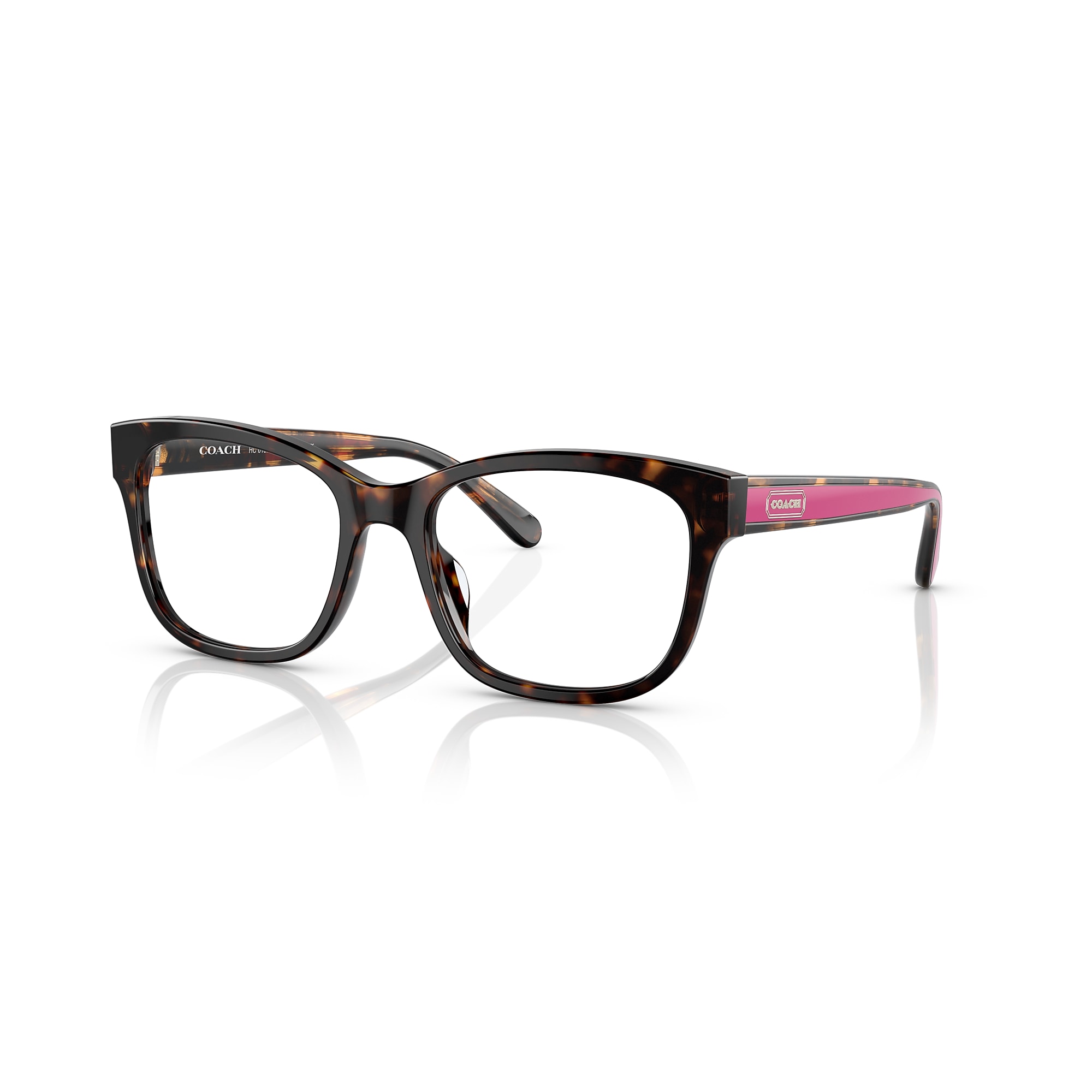 Coach Women\'s Eyeglasses HC 6113 5485 Dark Tortoise Butterfly Frame 53 18 Coach HC6197U Eyeglasses | LensCrafters main image 3