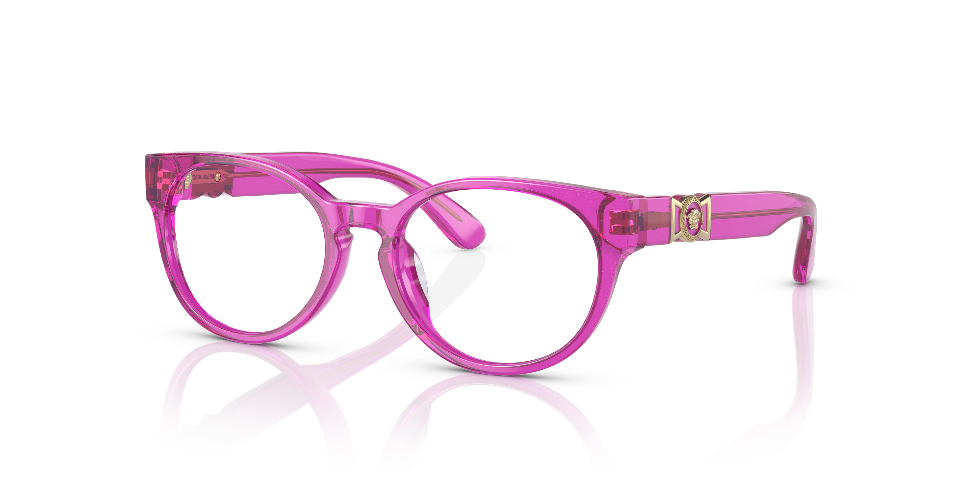 Versace Unisex Vk3323u Fuchsia Glitter Size 93$