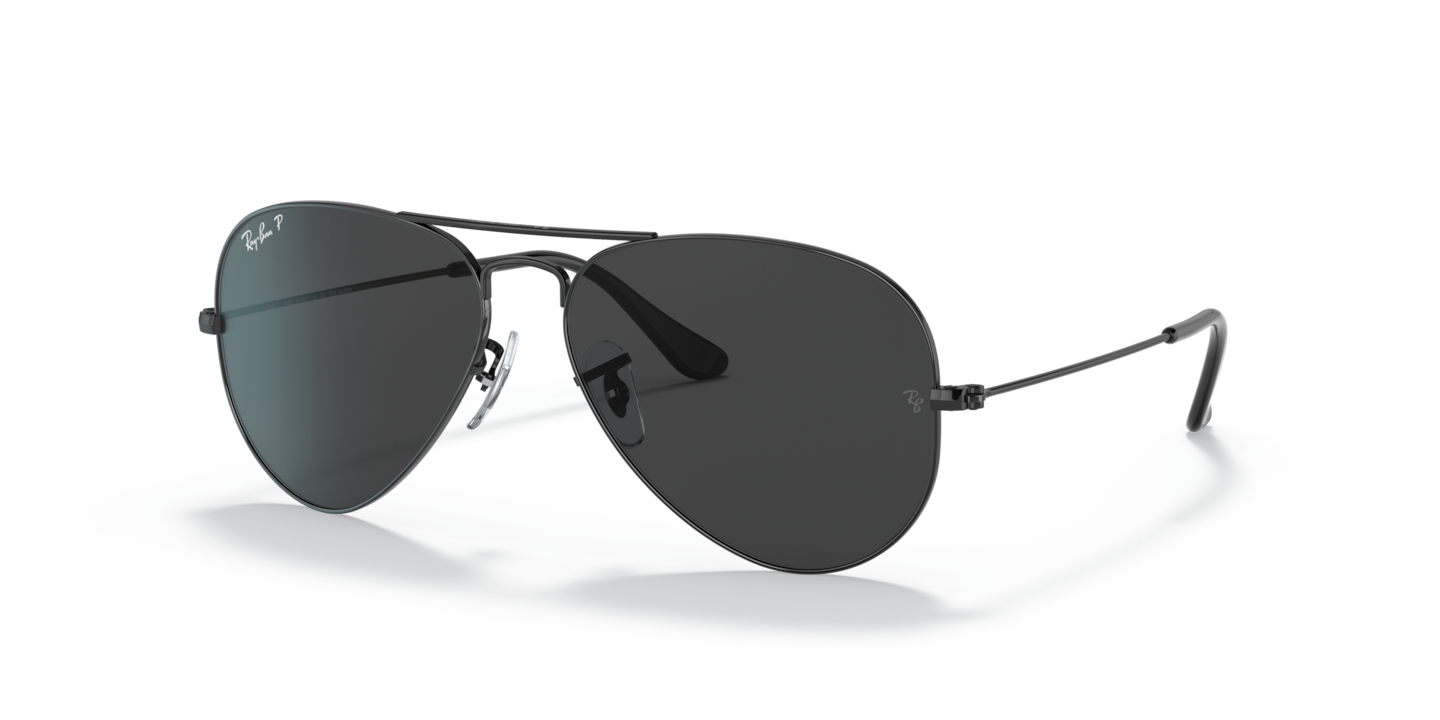 Ray-Ban RB3025 Aviator Total Black Black