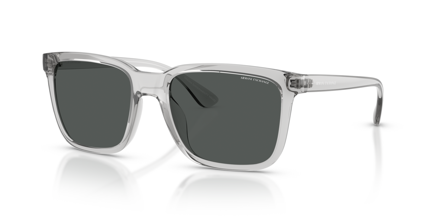 Armani Exchange AX4112SU Shiny Transparent Grey