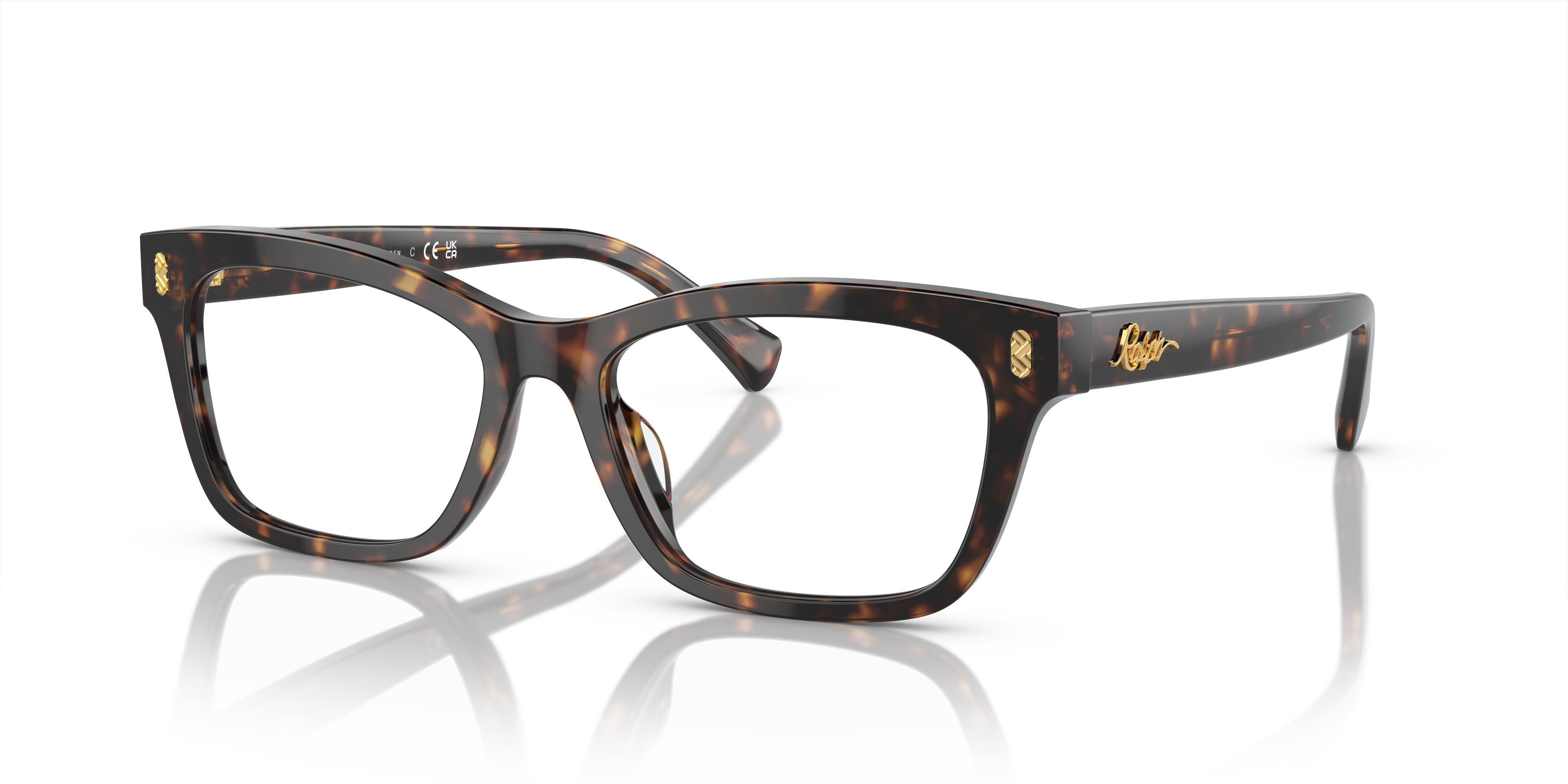 Ralph by Ralph Lauren Unisex Ra7154u Shiny Dark Havana Size Small 99$