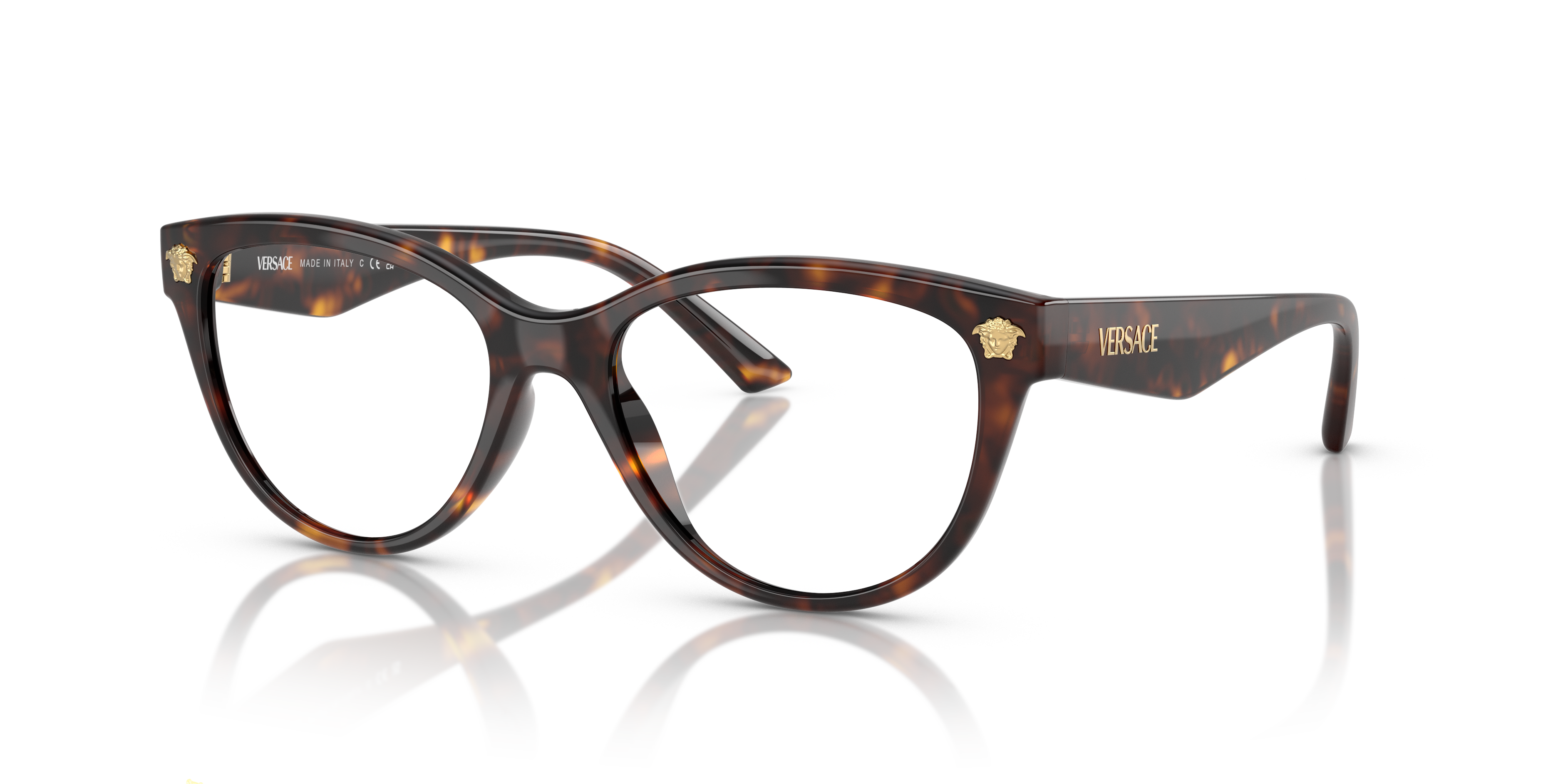 Versace Unisex Ve3365u Havana Size 150$