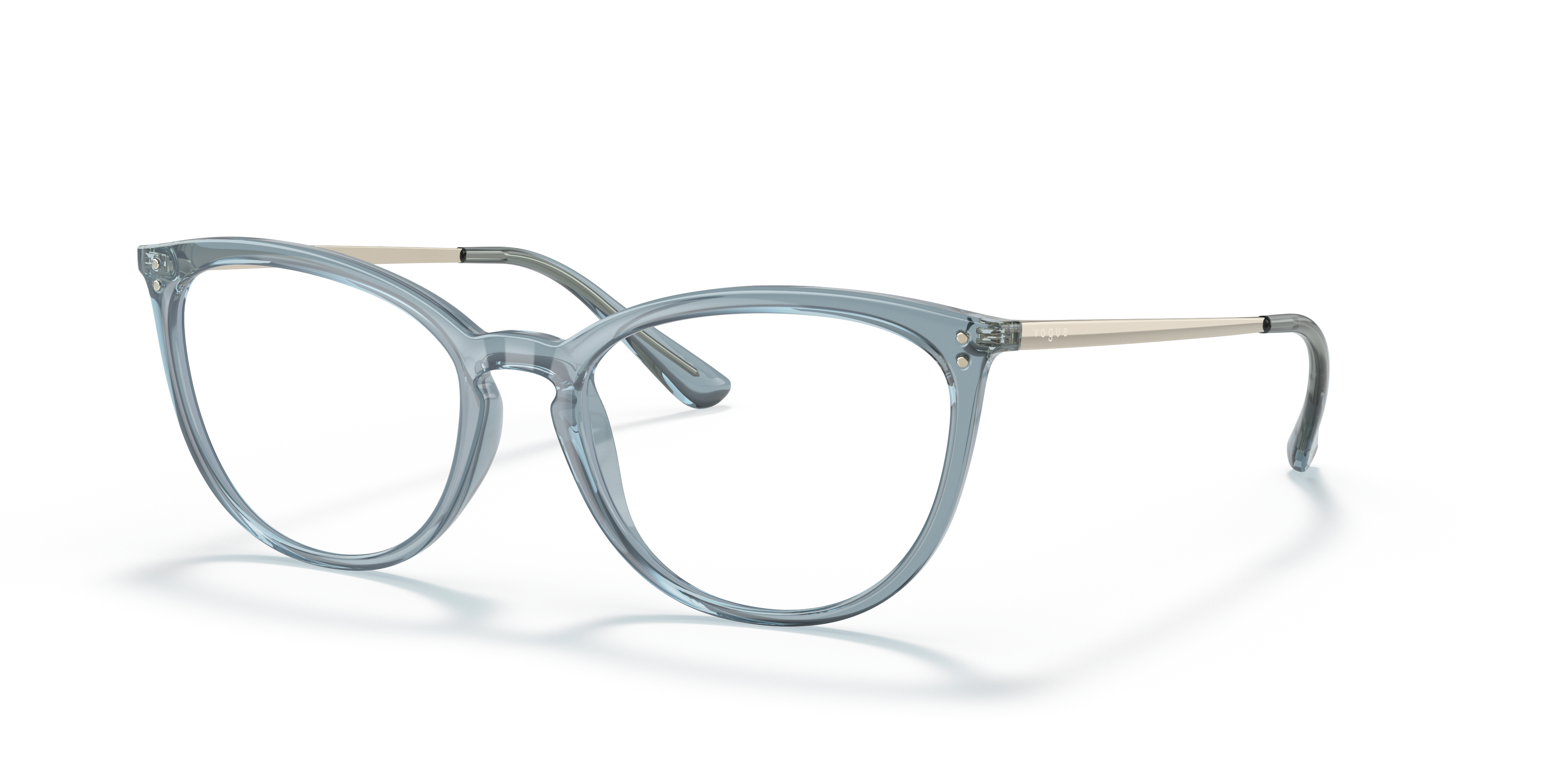 Vogue Eyewear Unisex Vo5276 Transparent Blue Size 78$