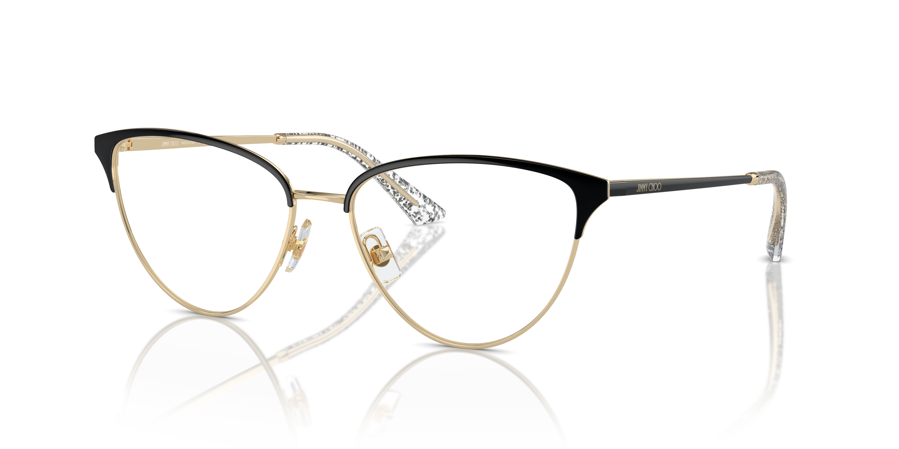 Jimmy Choo Unisex Jc2002 Pale Gold Black Size Standard 274$