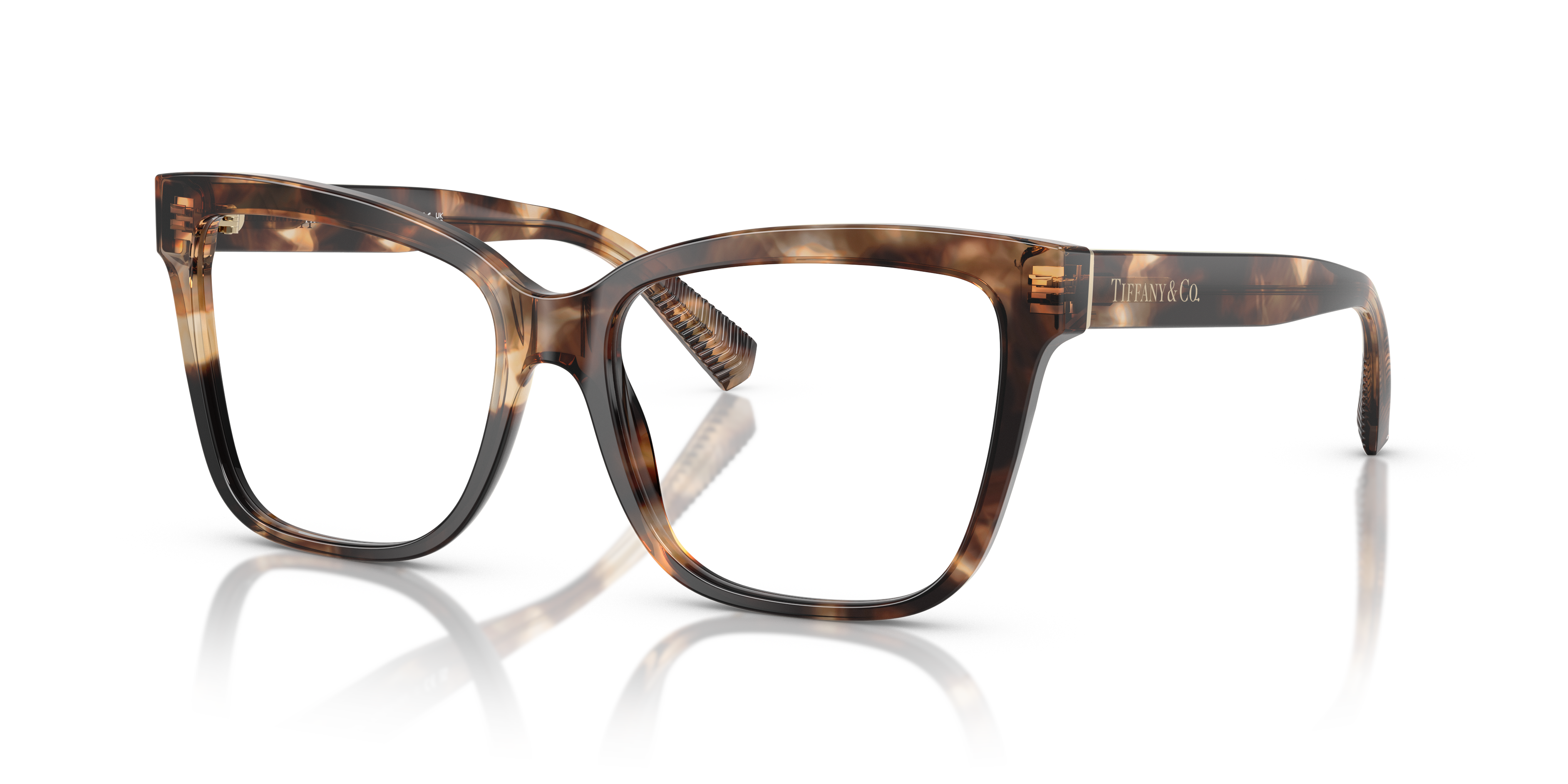Tiffany Unisex Tf2260 Spotted Brown Havana Size 371$