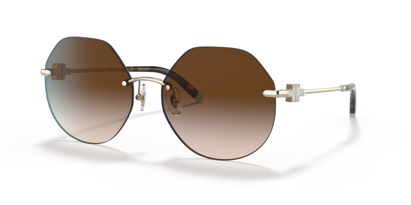 美品 Tiffany & Co. TF3077 ブラウンレンズ サングラス Sunglasses Tiffany TF3077 | Free Shipping | Glasses.com®