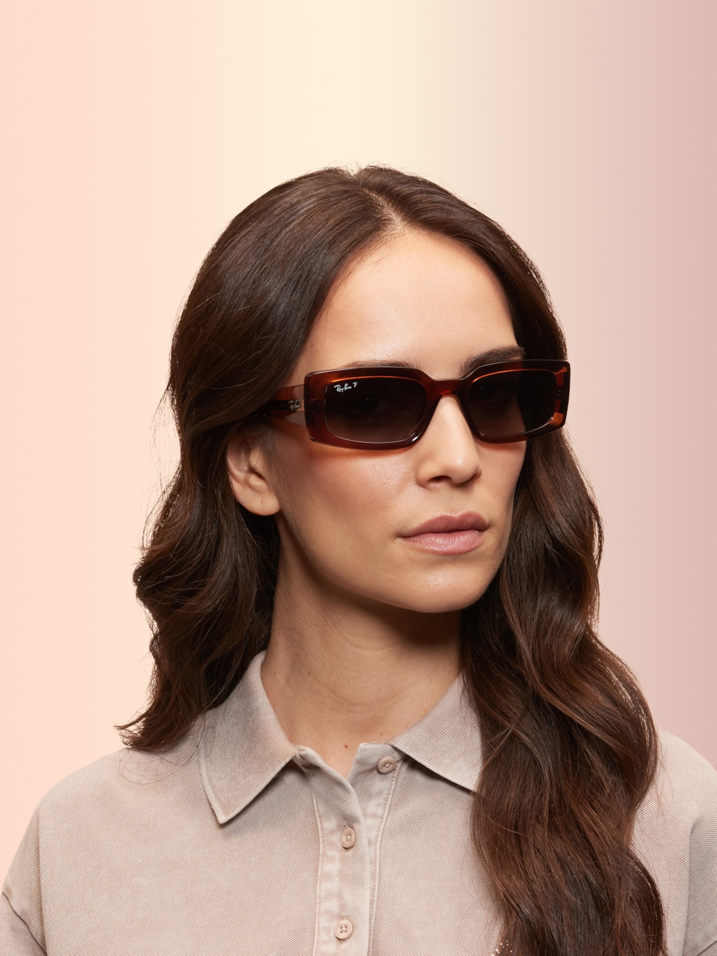 Ray•Ban サングラスORB4395F KILIANE BIO-BASED Sunglasses in Black 