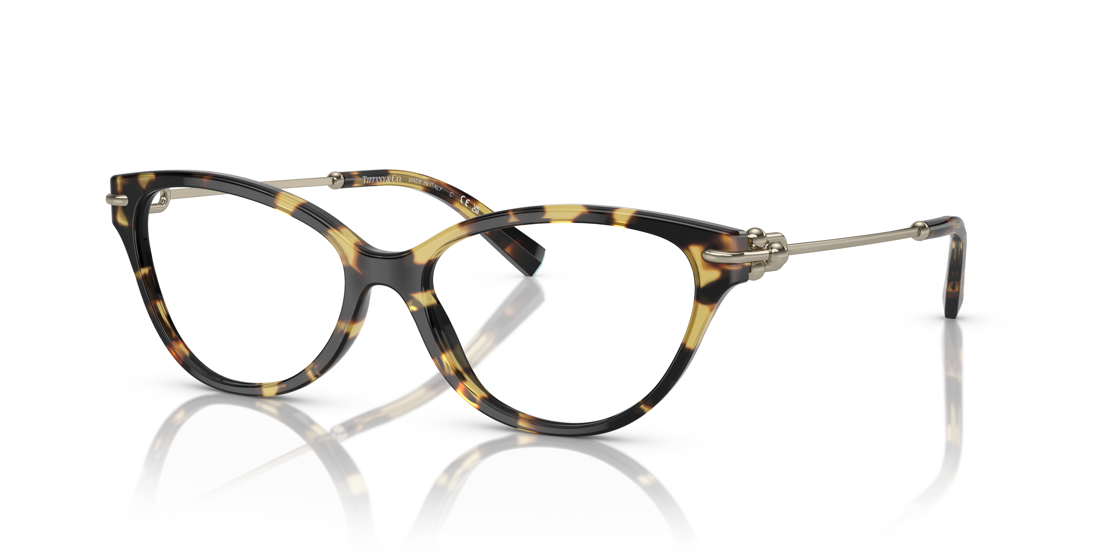 Tiffany Unisex Tf2231 Yellow Havana Size Small 175$