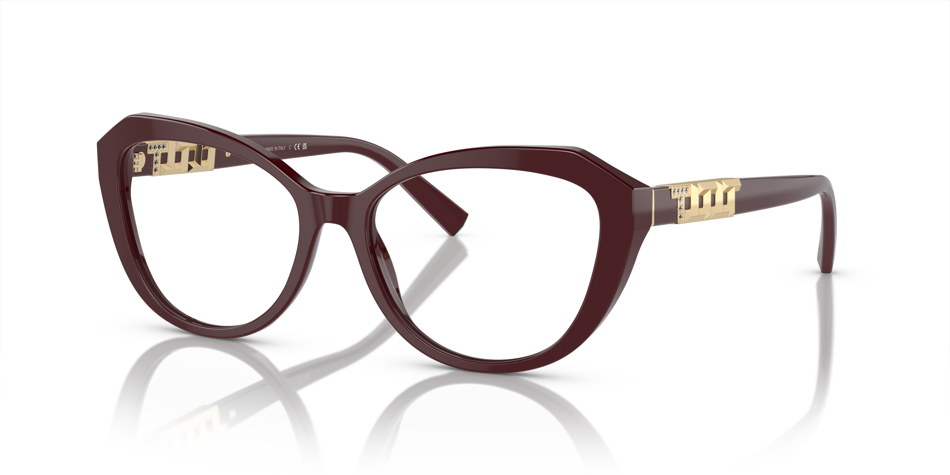 Tiffany Unisex Tf2241b Burgundy Size Small 254$