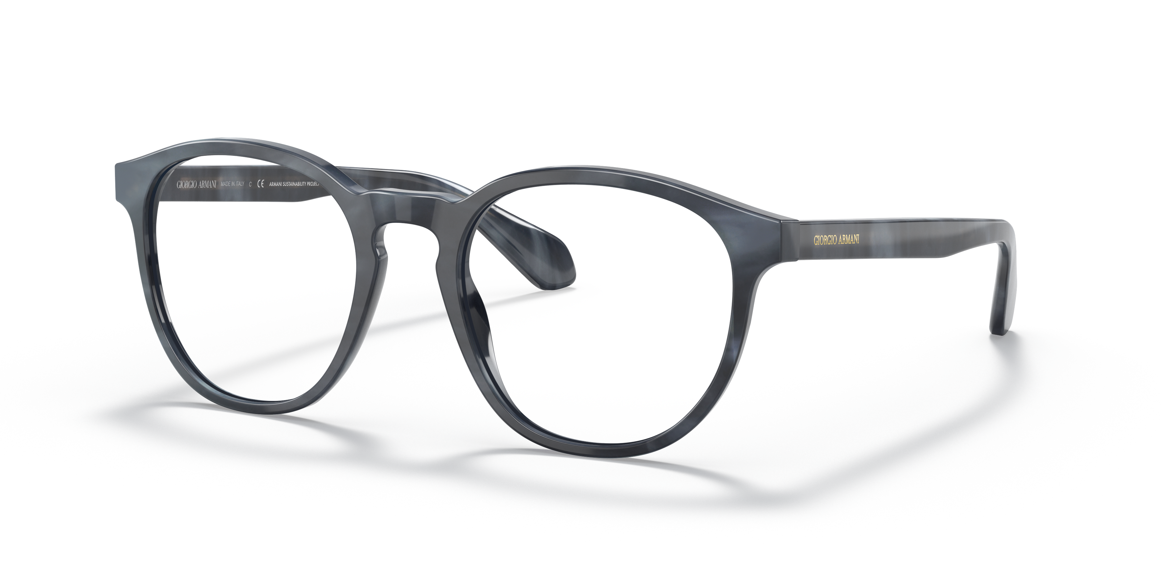 Giorgio Armani Unisex Ar7216 Opal Striped Grey Size 184$