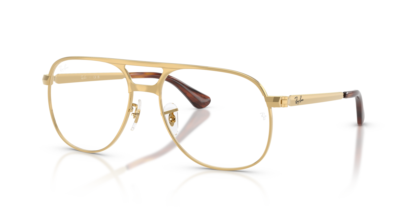 Ray-Ban RB3793V Bill Max Optics Gold