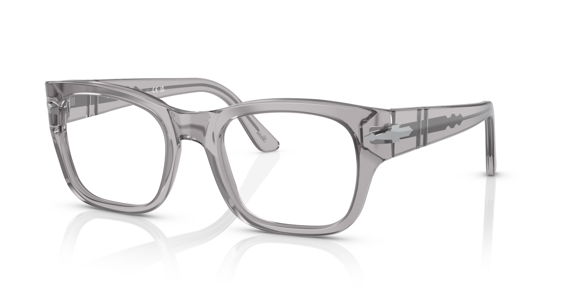 Persol Unisex Po3297v Transparent Gris Size Standard 182$