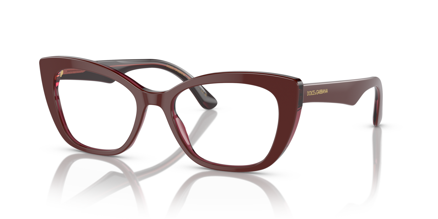 Dolce & Gabbana DG3360 Bordeaux/Transparent Bordeaux
