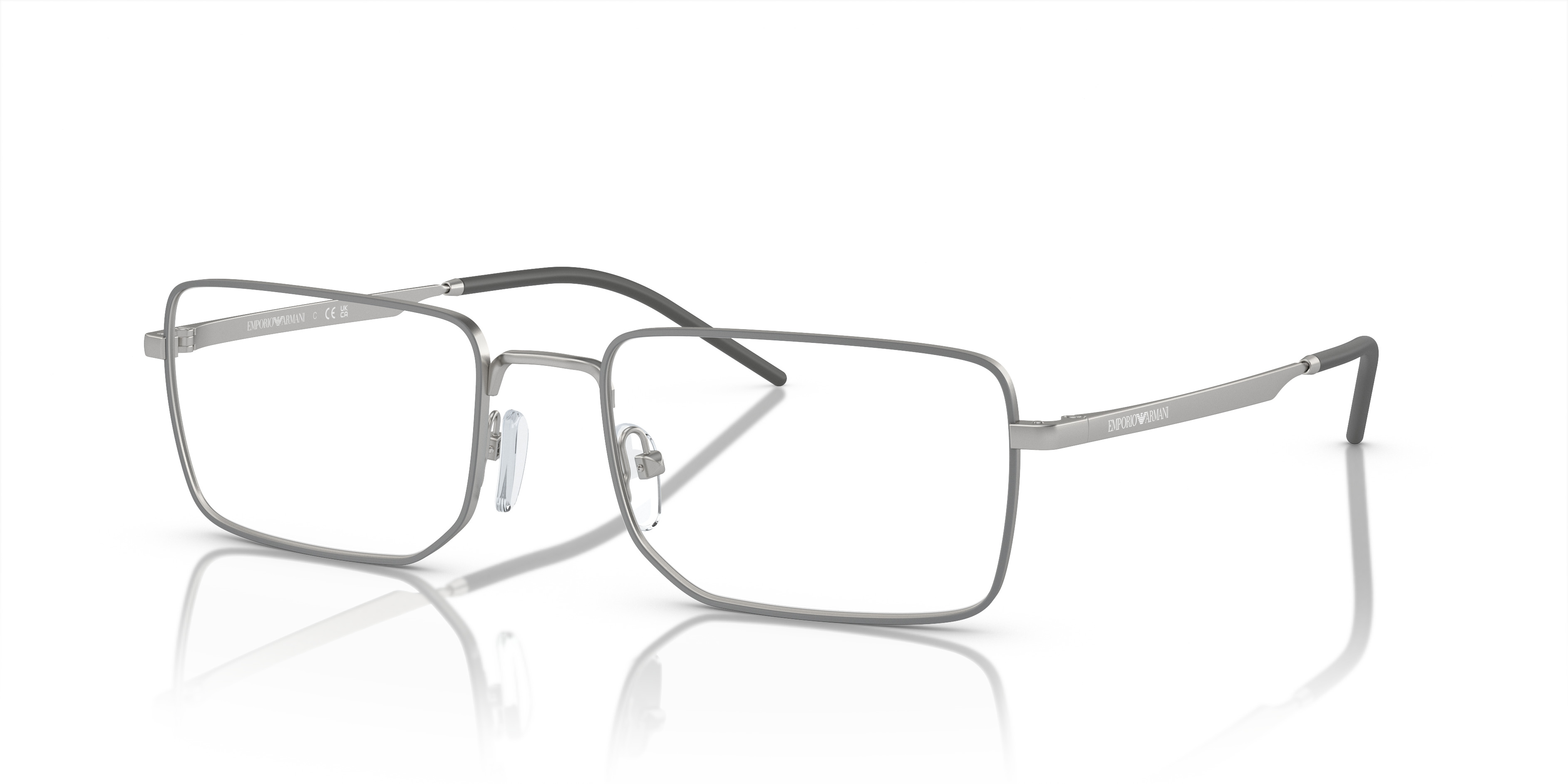 Emporio Armani Unisex Ea1153 Plateado Mate Size 105$