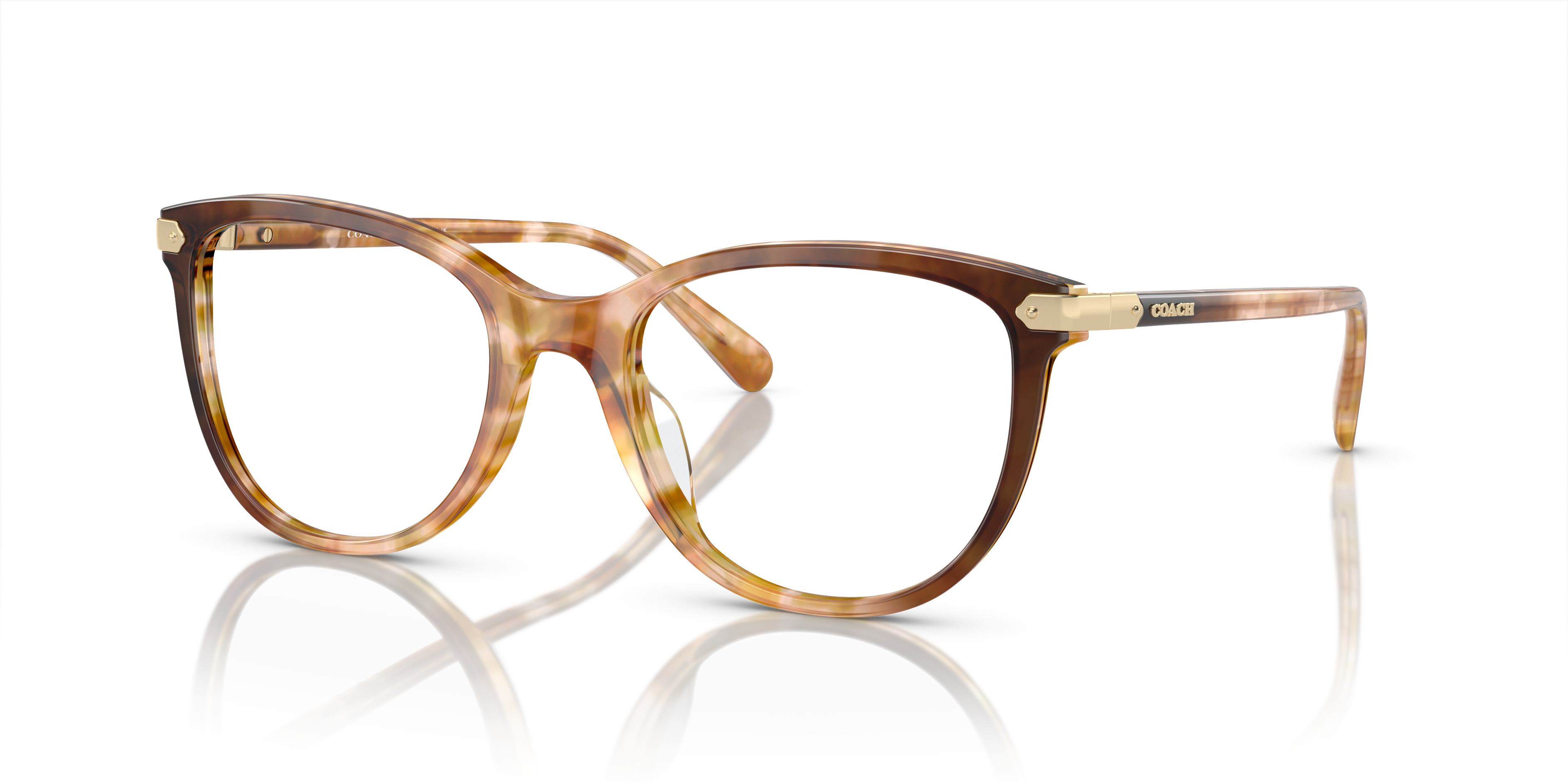Coach Unisex Hc6220u Caramelo Nieve Tortuga Degradado Size 110$